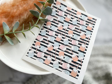 Halloween Themed Water Transfer | Magic Transfer | Water Soluble Image Transfer for Polymer Clay